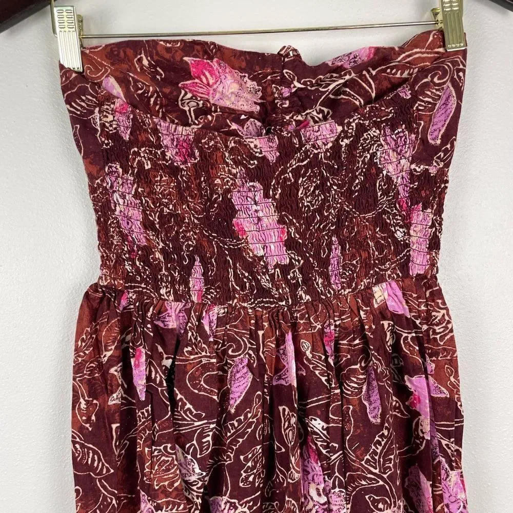 NWT Free People Chocolate Combo Jumpsuit Size S